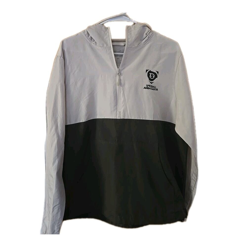 Official Spikeball Quarterzip Jacket Palmer Cash Exclusive Size M- Windbreaker